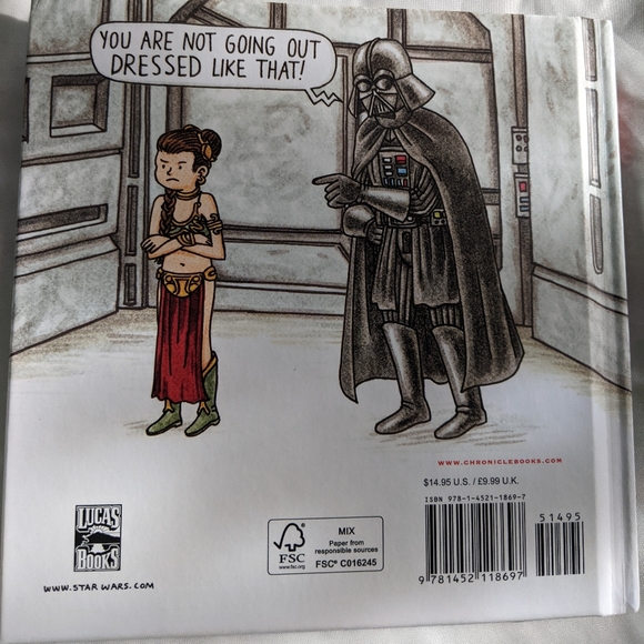 Star Wars Darth Vader and Son & Vader's Little Princess Books - Picture 5 of 10